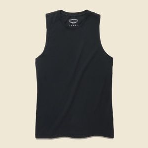 Richer Poorer Black Muscle Tank S